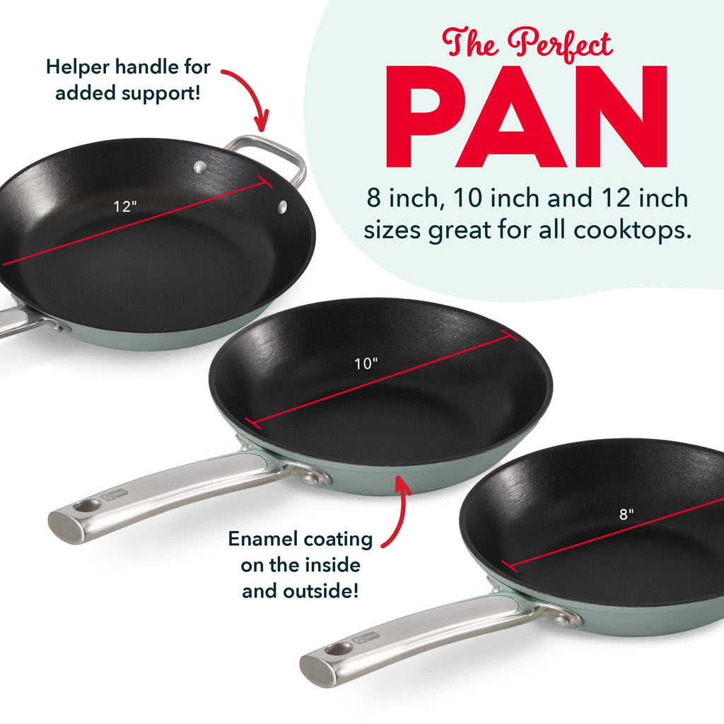Lightweight Cast Iron Nonstick Pans